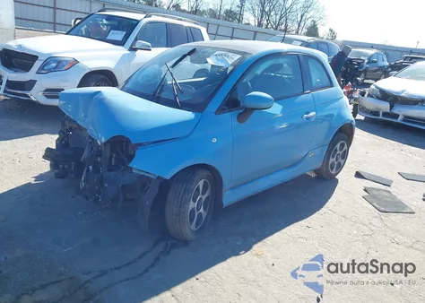 2017 Fiat 500E Battery Electric from USA, damaged, VIN 3C3CFFGE6HT682367